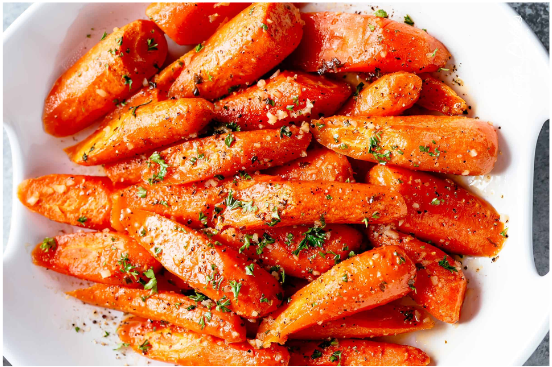Honey-Glazed Carrots with Garlic – Whole Living Eat Well