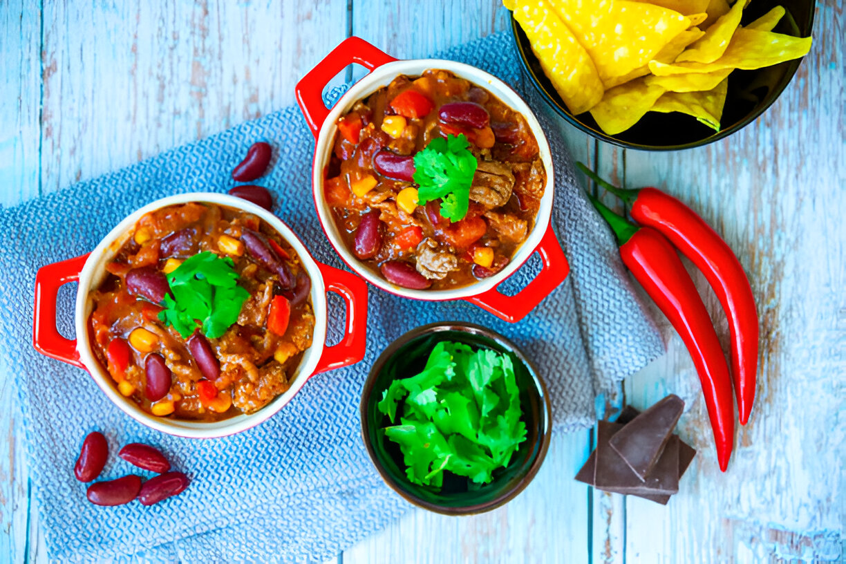 Two-Bean Vegetarian Chili