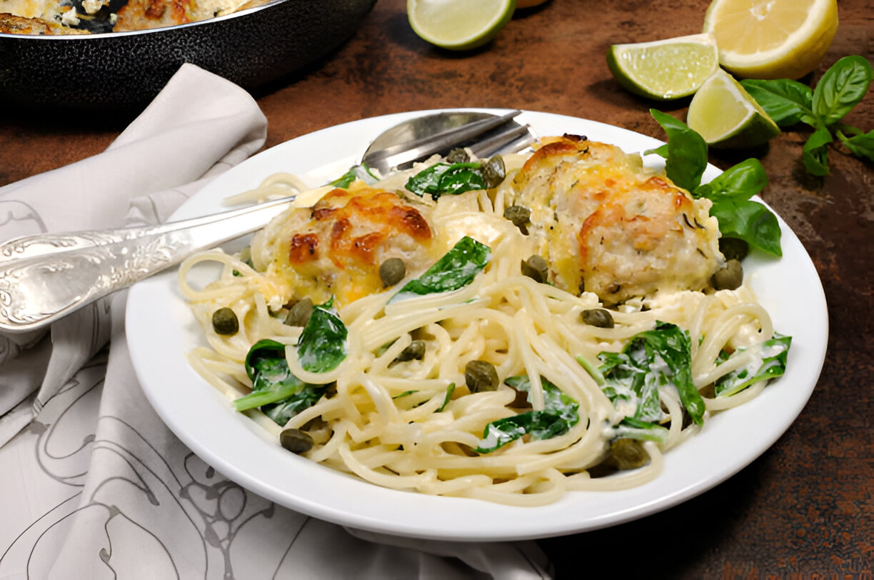 Spaghetti Squash with Turkey Meatballs | Whole Living Eat Well