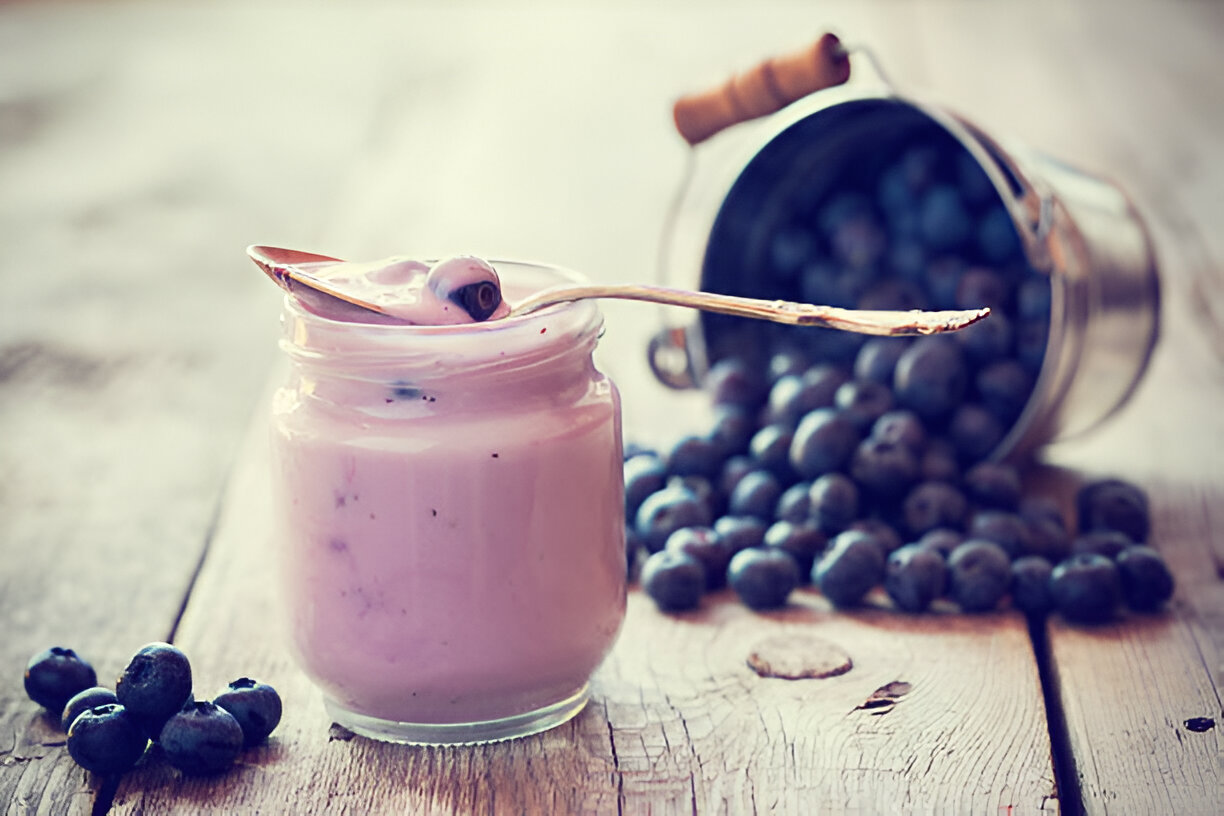 Blackberry-Yogurt Smoothies- Whole Living Eat Well