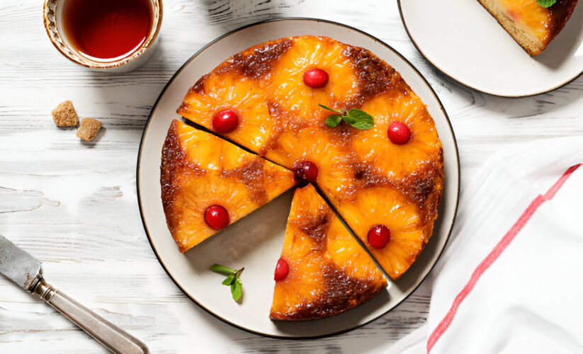 Pineapple Upside-Down Cakes- Whole Living Eat Well