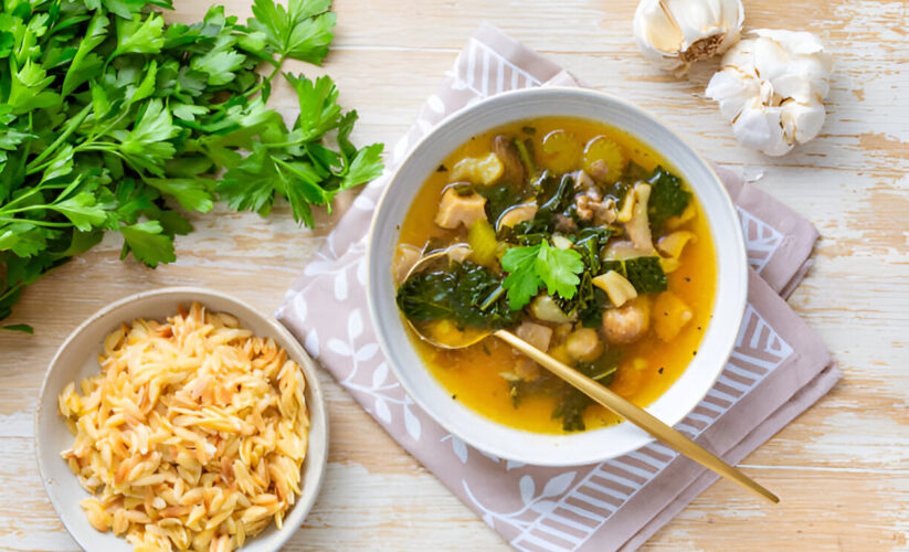 Miso Soup with Tofu and Kale – Whole Living Eat Well