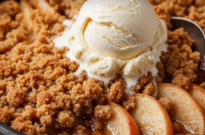 Vegan Apple Crumble for a Cozy Finish
