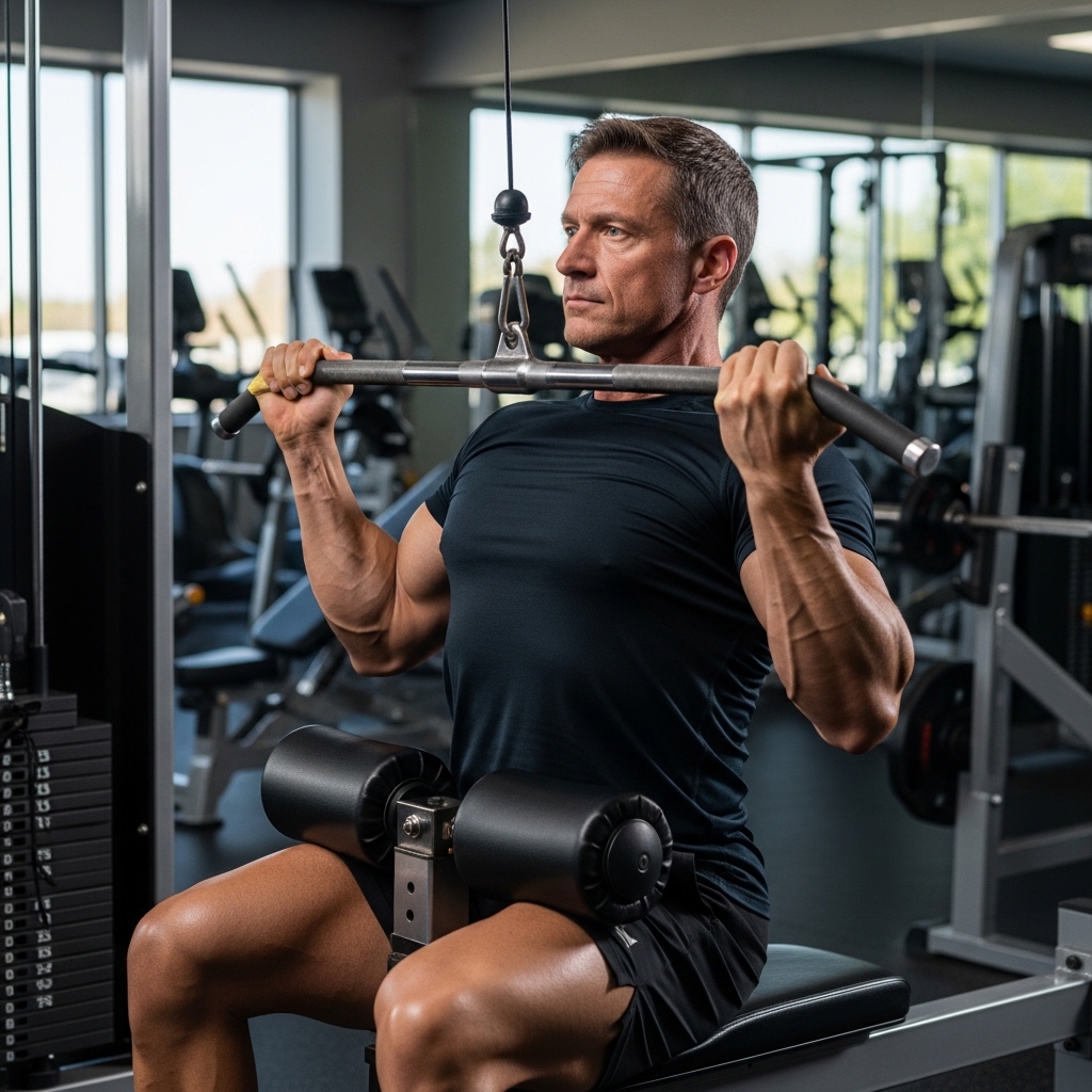 Lat Pulldown Training and Its Role in Preserving Postural Integrity and Metabolic Resilience After 40