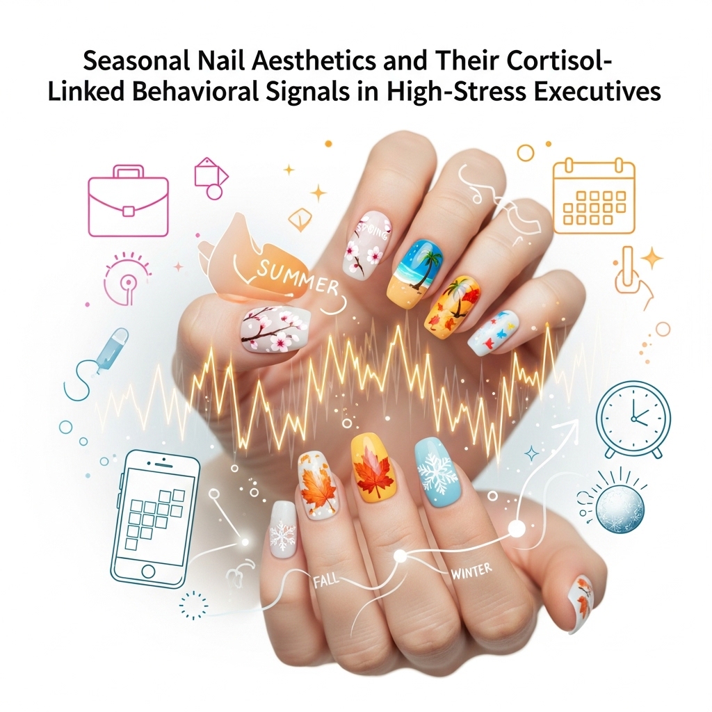 Seasonal Nail Aesthetics and Their Cortisol-Linked Behavioral Signals in High-Stress Executives