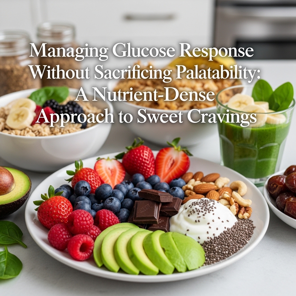 Managing Glucose Response Without Sacrificing Palatability: A Nutrient-Dense Approach to Sweet Cravings