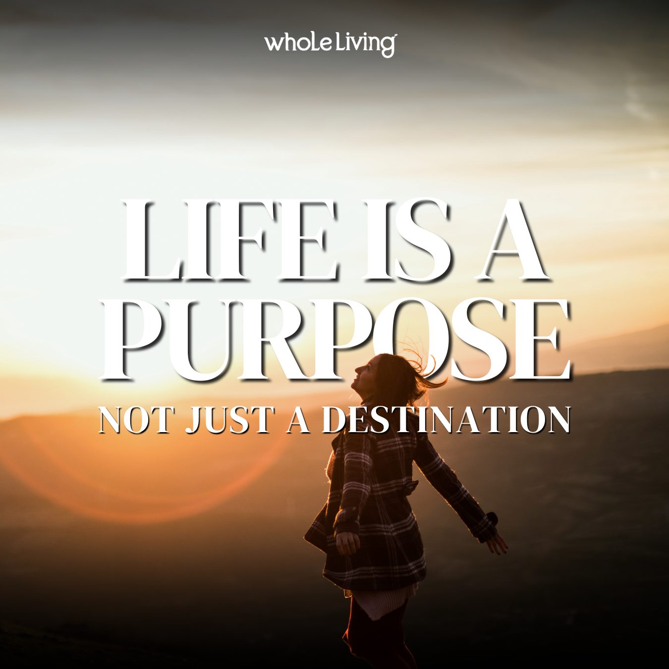 Life Is a Purpose, Not Just a Destination