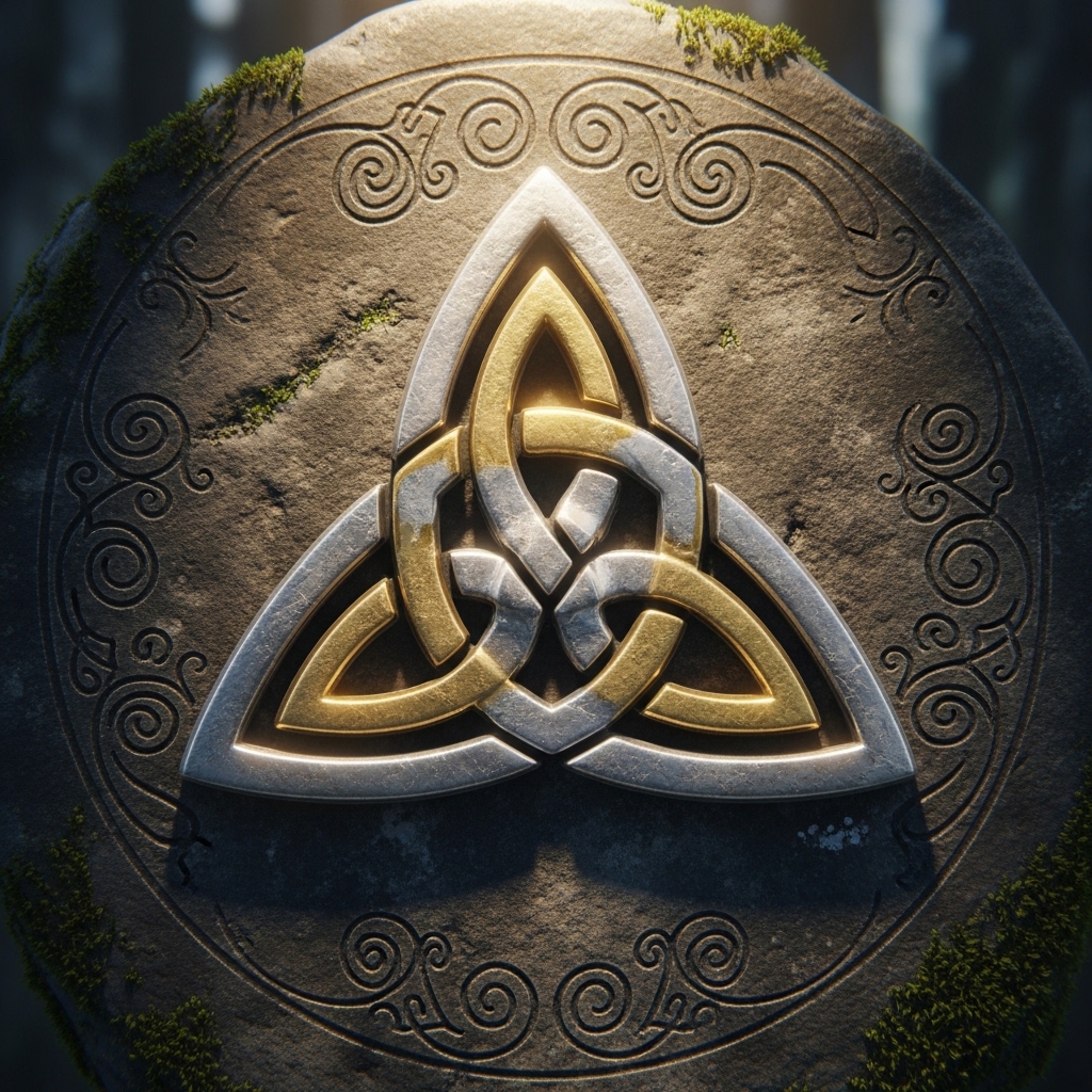 The Celtic Trinity Knot: Unity and Divine Power