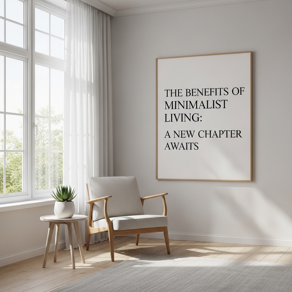 The Benefits of Minimalist Living: A New Chapter Awaits