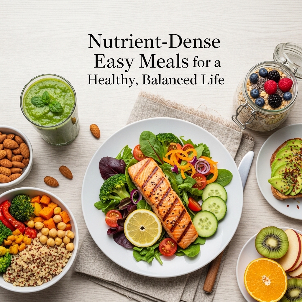 Nutrient-Dense Easy Meals for a Healthy, Balanced Life