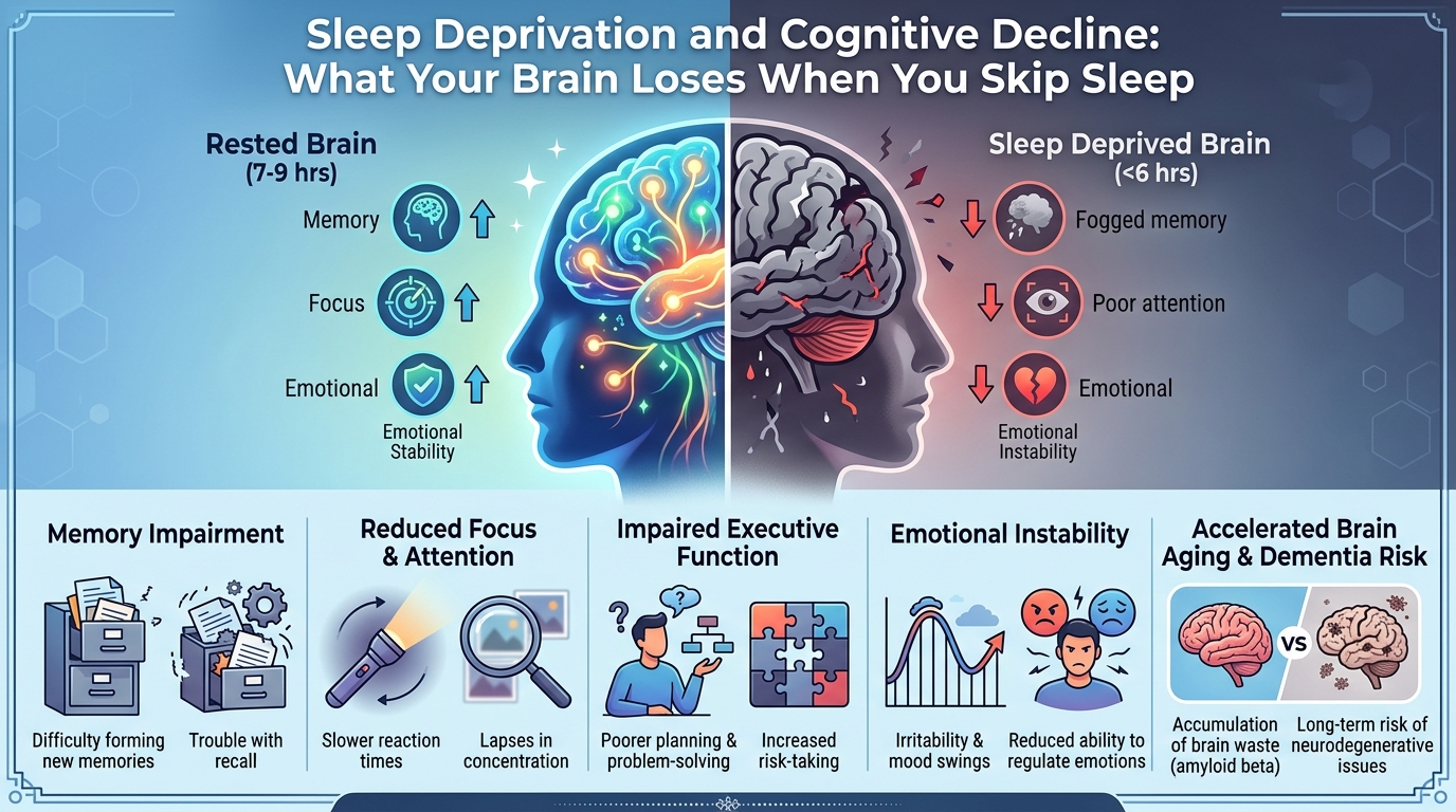 Sleep Deprivation and Cognitive Decline: What Your Brain Loses When You ...